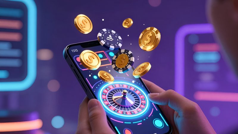 Футуристичный смартфон с голограммами казино как главные тренды мобильного гемблинга 2026 года